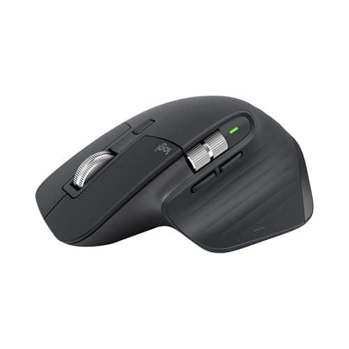 Logitech MX Master 3S Wireless Mouse - 8K DPI, Quiet Clicks, USB-C