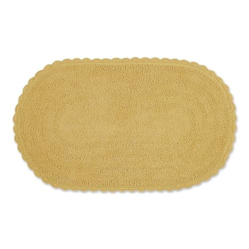 DII Crochet Reversible Bath Mat - 69% Off Large Cotton Oval Rug