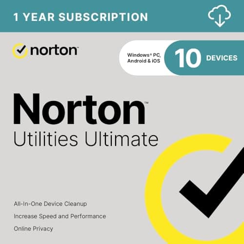 Norton Utilities Ultimate for 10 Devices - PC & Mobile Optimization Software