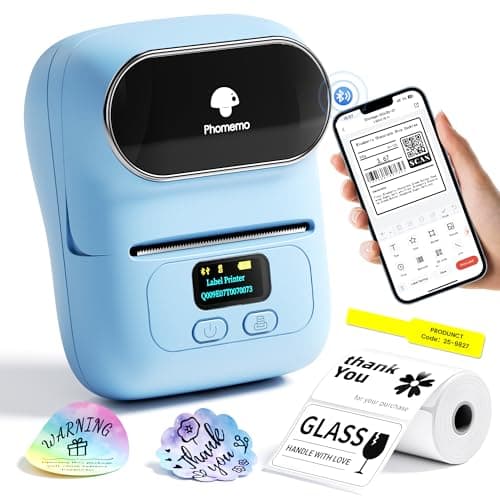 Phomemo M110 Bluetooth Label Printer - Portable Thermal Printer for Small Business