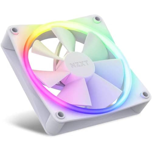 NZXT F120 RGB Triple Pack with Controller - 120mm White Fans