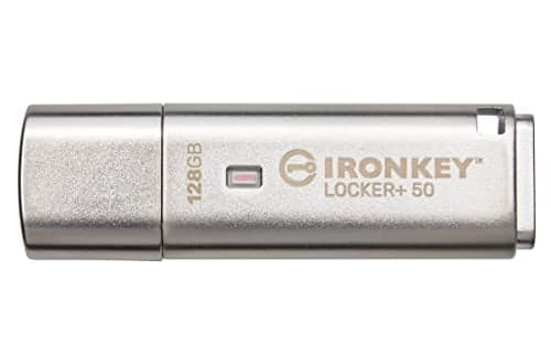 Kingston IronKey Locker+ 50 128GB Encrypted USB Drive
