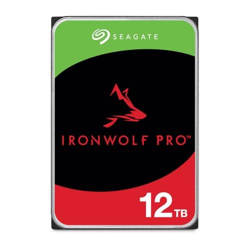 Seagate IronWolf Pro 12TB NAS Internal HDD - CMR 7200RPM