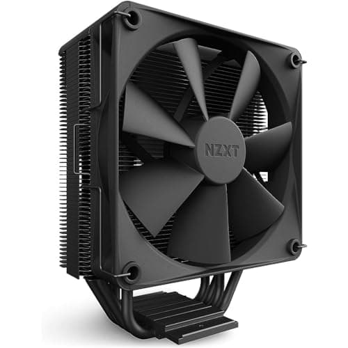 NZXT T120 CPU Cooler, 120mm Fan, Black, Direct Contact Heatpipes
