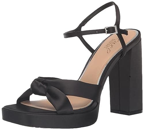 Jewel Badgley Mischka Valencia Platform Heels - Knotted Sandal - 55% Off