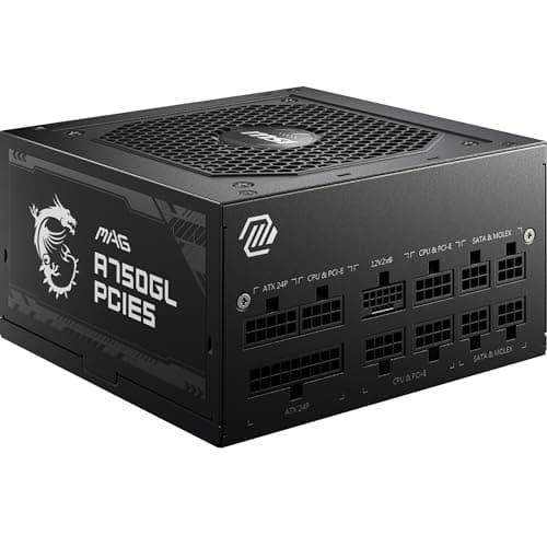 MSI MAG A750GL PCIE5 Power Supply - 750W ATX 3.0, 33% Off