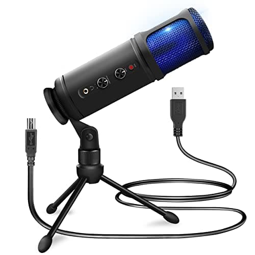 JOVIAL Pyle USB Condenser Microphone for Podcasting Streaming Gaming