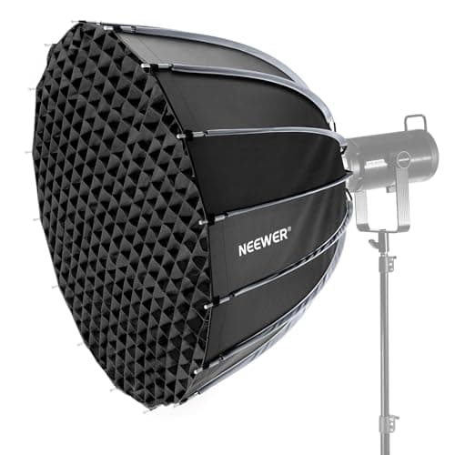 NEEWER 35.4" Parabolic Softbox Bowens Mount with Diffusers and Grid