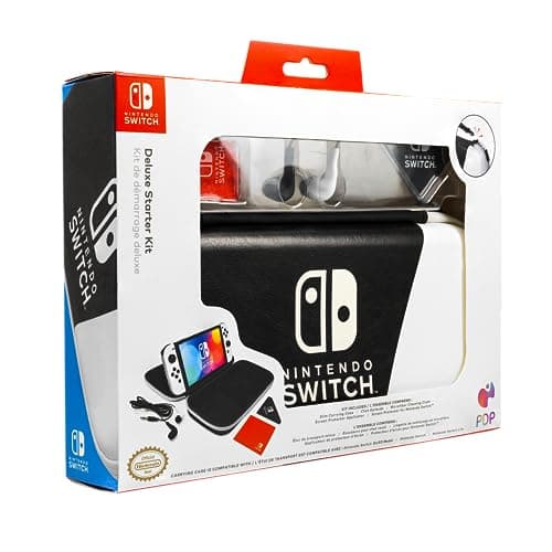 PDP Deluxe Starter Kit for Nintendo Switch - Travel Case & Accessories