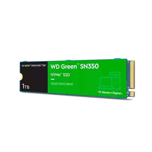 WD Green SN350 WDS100T2G0C 1 TB Solid State Drive - M.2 2280 Internal - PCI Express NVMe (PCI Express NVMe 3.0 x4)