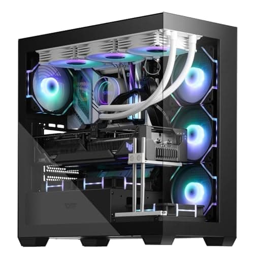 darkFlash DS900 ATX Mid-Tower PC Case with 4 ARGB Fans