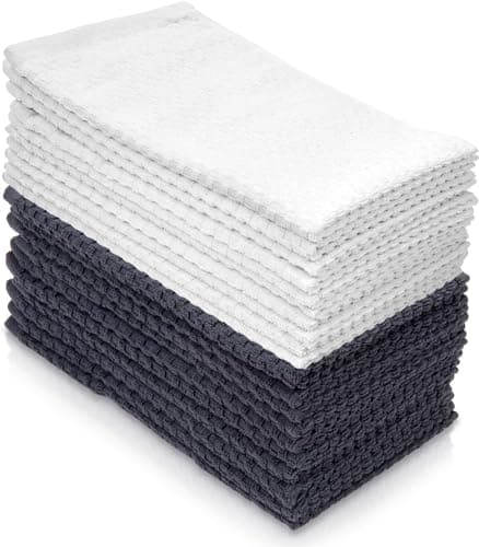 Simpli-Magic Cotton Kitchen Towels - 100-Pack, Multi-Color
