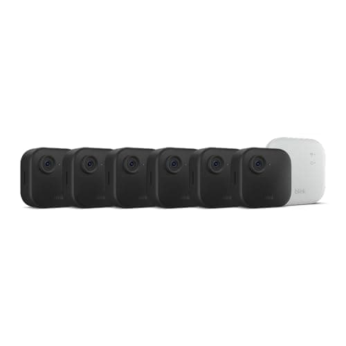 Blink Outdoor 4 XR 6-Camera System with 1-Year Subscription - Extended Range, 2-Year