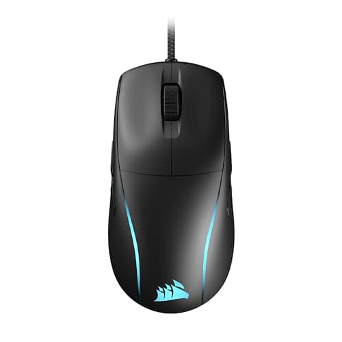 Corsair M75 Wired RGB Gaming Mouse - 74g, 26K DPI, Ambidextrous
