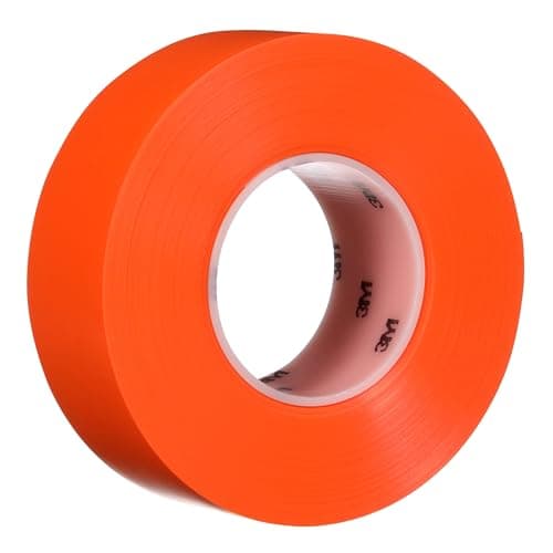 3M Durable Floor Marking Tape 971, Orange, 2 in x 36 yd, 17 mil, Heavy Duty Vinyl Great for High-Traffic Areas, Color-Coding, Vibrant Color, Clean Removal