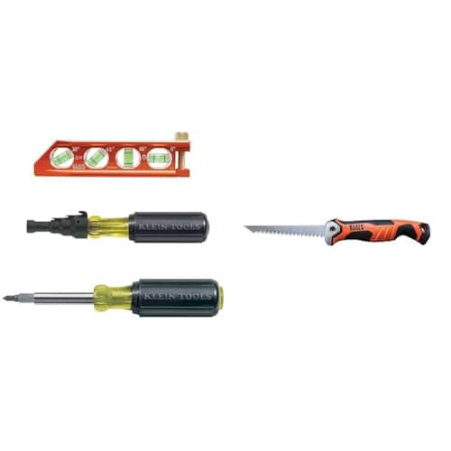Klein Tools 80073 Reaming Driver Kit & 31737 Folding Saw - 80% Off