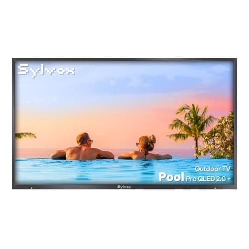 SYLVOX 65" Outdoor Smart QLED TV 2000nits Matte Anti-Glare Dolby Atmos