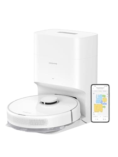 DREAME D10 Plus Gen 2 Robot Vacuum and Mop with Self-Emptying Base, 6000 Pa Suction