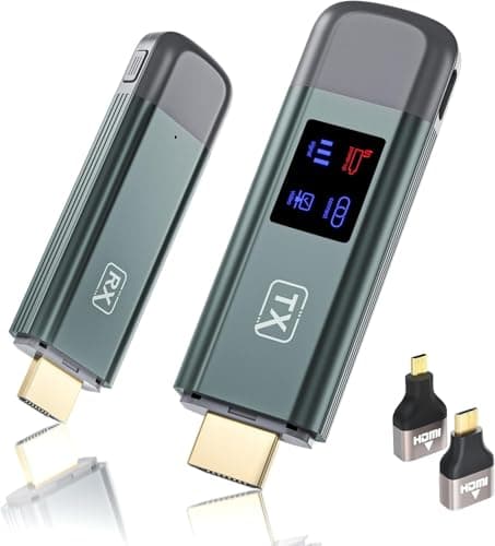 TTQ Wireless HDMI Extender 4K 100ft Range Metal Housing