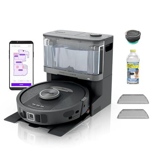 Shark PowerDetect NeverTouch Robot Vacuum & Mop, RV2820YE