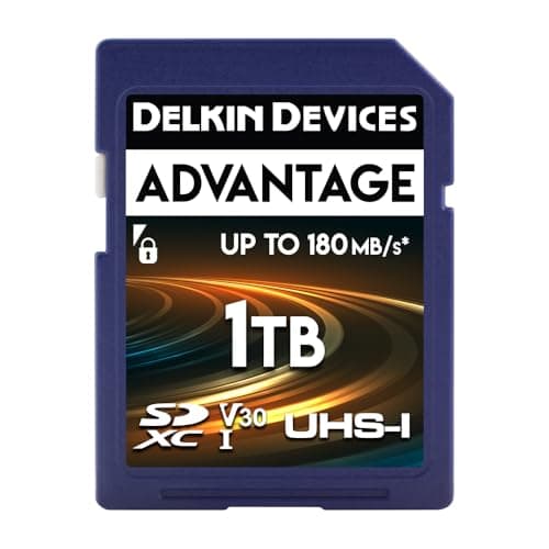 Delkin Devices 1TB Advantage SDXC Memory Card UHS-I 180MB/s Read