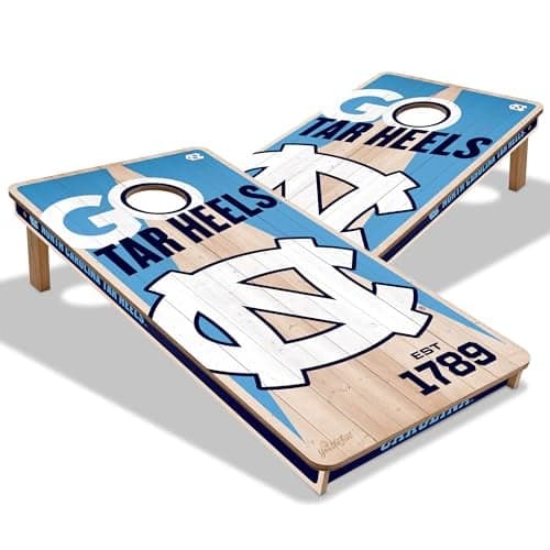 YouTheFan UNC Tar Heels 2x4 Wood Cornhole Set