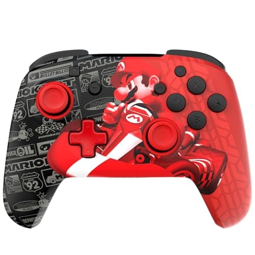 PDP Rematch Glow Wireless Controller for Switch 2 - Grand Prix Mario