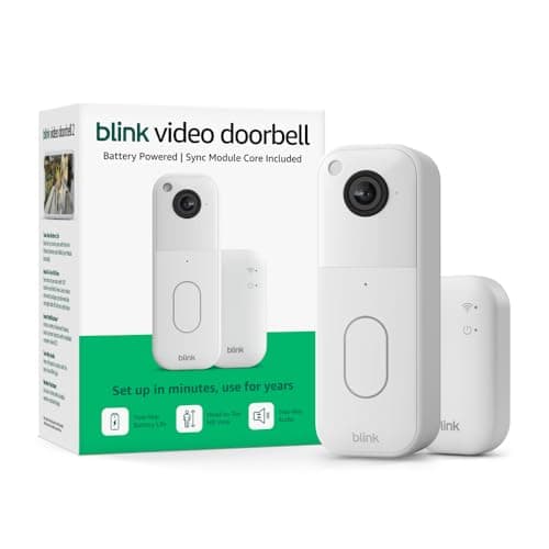 Blink Video Doorbell with Sync Module - 2-Year Battery Life