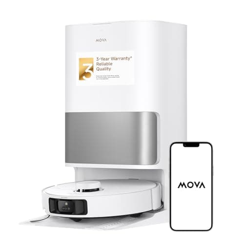Mova P10 Pro Ultra Robot Vacuum with Hot Water Mop Washing and 13,000Pa Suction