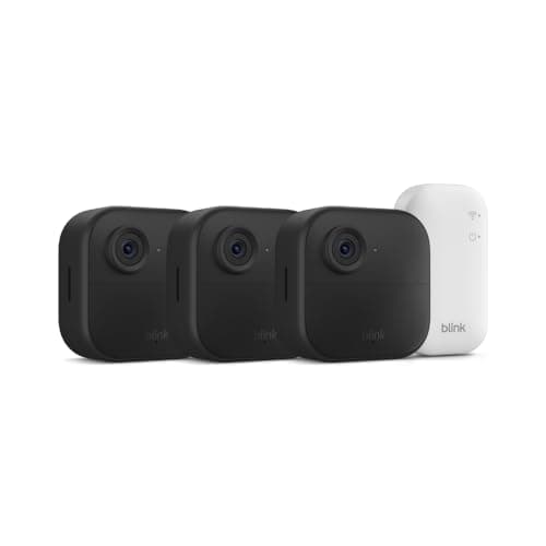 Blink Outdoor 4 3-Camera System - Wireless 1080p HD Security with Two-Year Battery