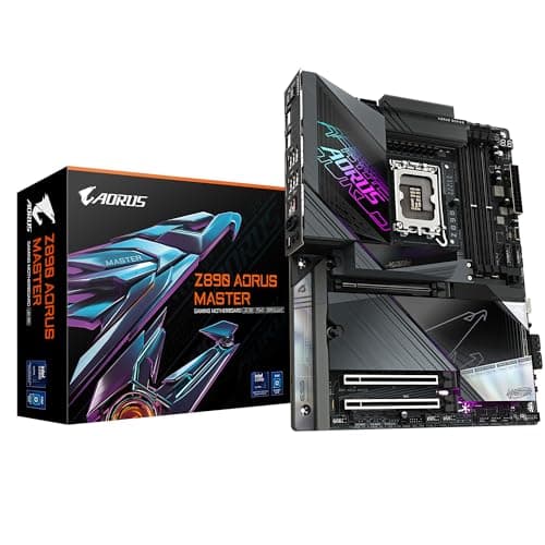 GIGABYTE Z890 AORUS Master Motherboard - 18+1+2 VRM, Wi-Fi 7, 10GbE