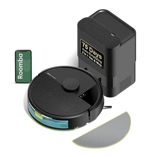 iRobot Roomba 104 Combo Robot with Self-Emptying Dock