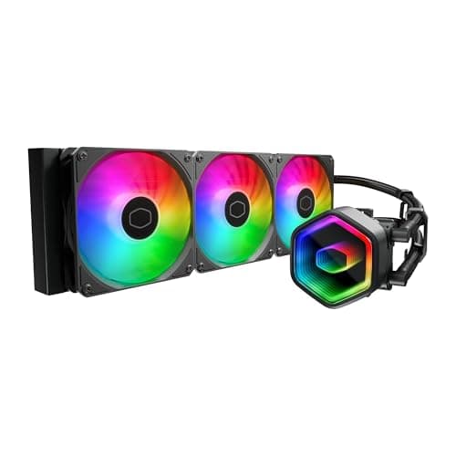 Cooler Master 360 Core II AIO Cooler - 360mm Radiator, Dual-Chamber Pump