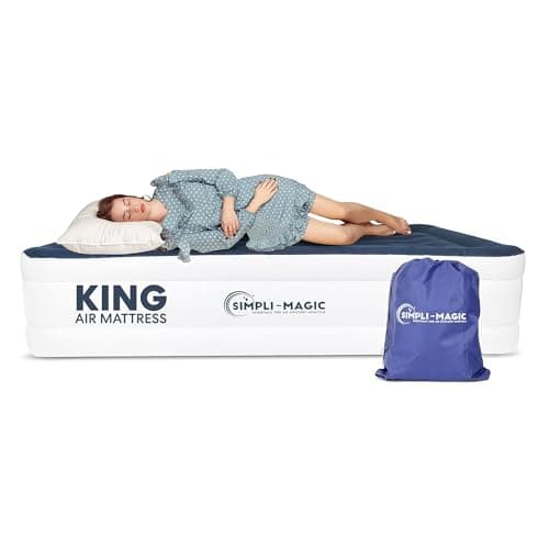 Simpli-Magic Premium Collection King Air Mattress with Built-in Pump