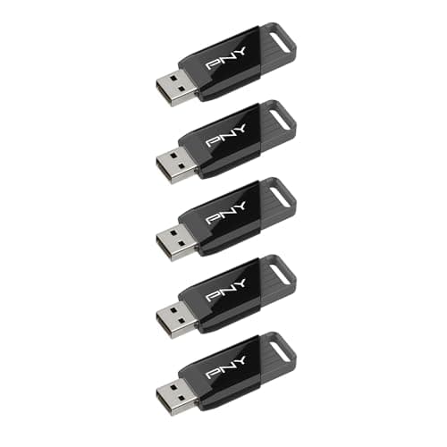 PNY 64GB Attaché X USB 3.2 Flash Drive 5-Pack