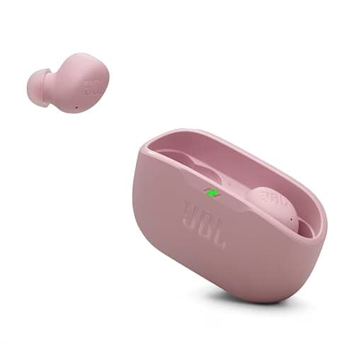 JBL Vibe Buds 2 True Wireless ANC Earbuds - Pure Bass, 40Hr Playback, Pink