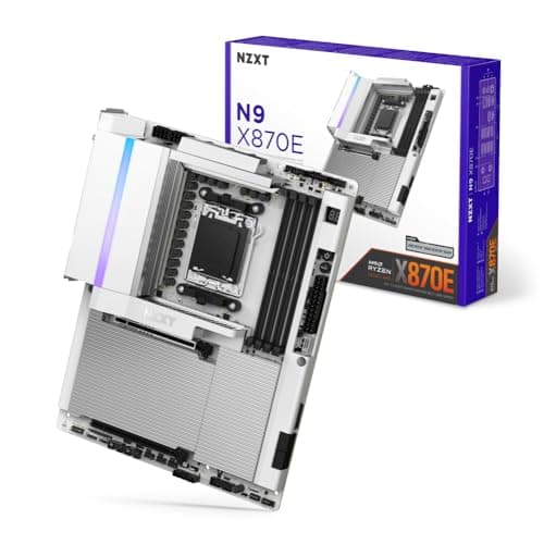 NZXT N9 X870E AM5 Gaming Motherboard with Wi-Fi 7 and USB 4