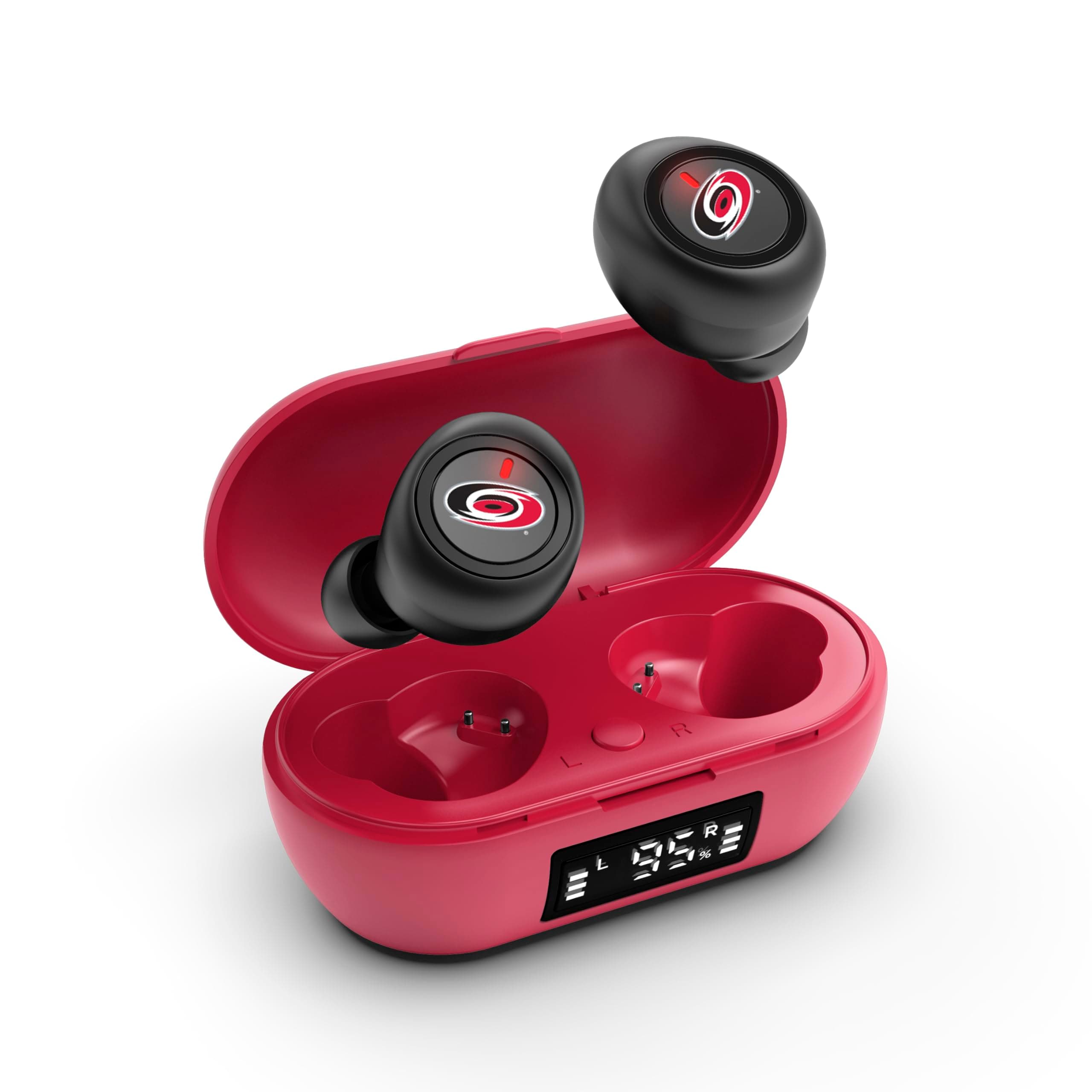 SOAR NHL True Wireless Earbuds v.7 - Carolina Hurricanes Bluetooth Earbuds