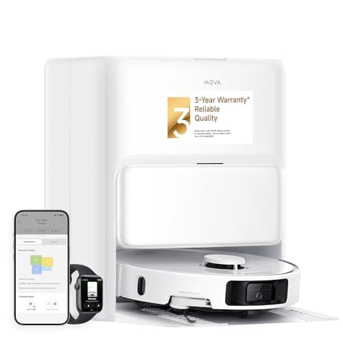 Mova P50 Ultra Robot Vacuum with Self-Cleaning Dock and 19,000 Pa Suction