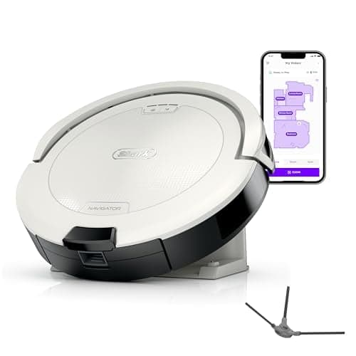 Shark Navigator Robot Vacuum AV2120 with SmartPath Navigation and Self-Cleaning Brushroll