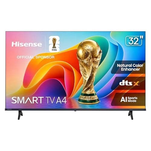 Hisense 32-Inch A4 Series HD 1080p Smart TV (32A4NV)