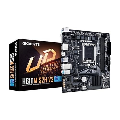 GIGABYTE H610M S2H V2 Motherboard - LGA 1700, DDR5, PCIe 4.0