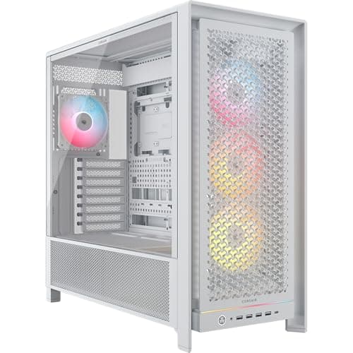 CORSAIR Frame 5000D RS ARGB Mid-Tower PC Case - White