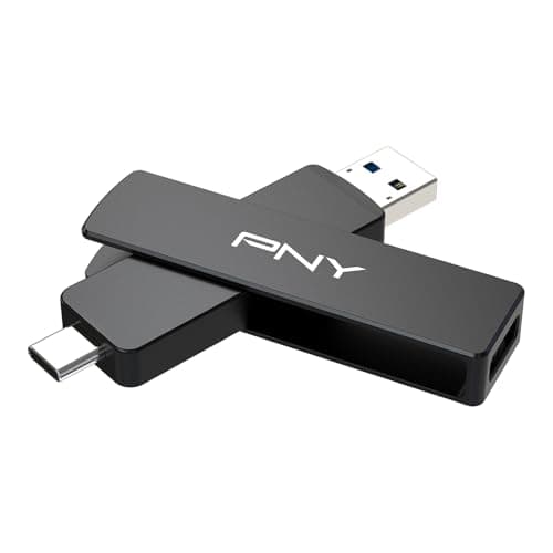 PNY 512GB Duo Link V3 USB 3.2 Gen 2 Type-C & Type-A Flash Drive