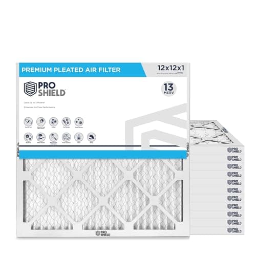 ProShield 12x12x1 MERV 13 Pleated Air Filter 12-Pack