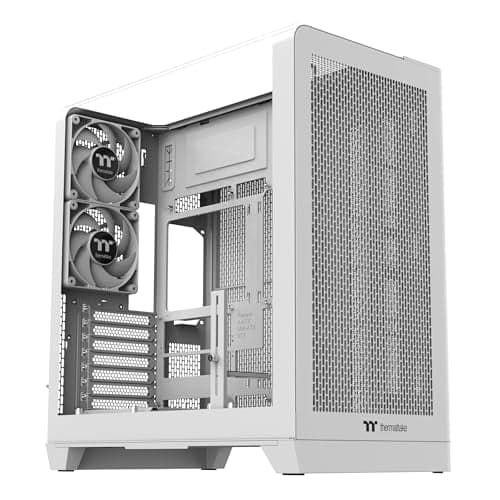 Thermaltake View 390 Air Mid Tower Case Snow - 360mm Radiator Support