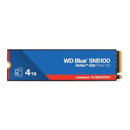 Sandisk WD Blue SN5100 4TB NVMe SSD PCIe Gen 4.0 M.2 2280