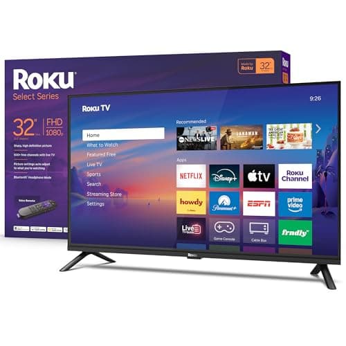 Roku Select Series 32-Inch 1080p Smart TV with Voice Remote