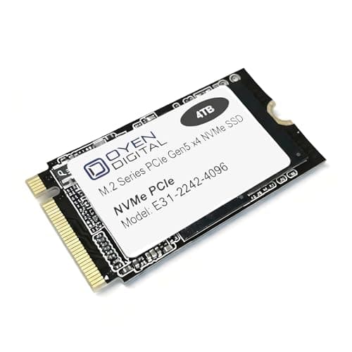 Oyen Digital 4TB M.2 2242 PCIe Gen5 NVMe SSD