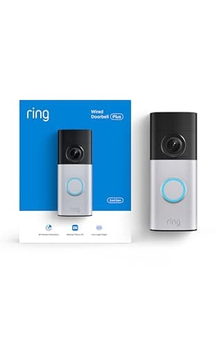 Ring Wired Doorbell Plus (Newest Model) with 2K Video & 4x Zoom